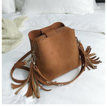 Vintage Tassel Messenger Bag-Handbags-Arimonz-Brown-Arimonz