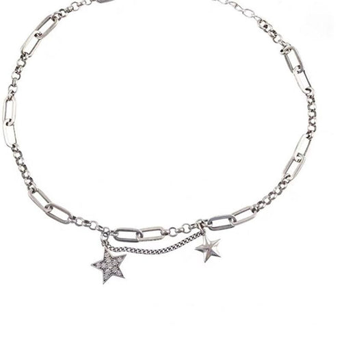 Vintage Trendy Stars Necklace-Necklaces-Arimonz-Arimonz