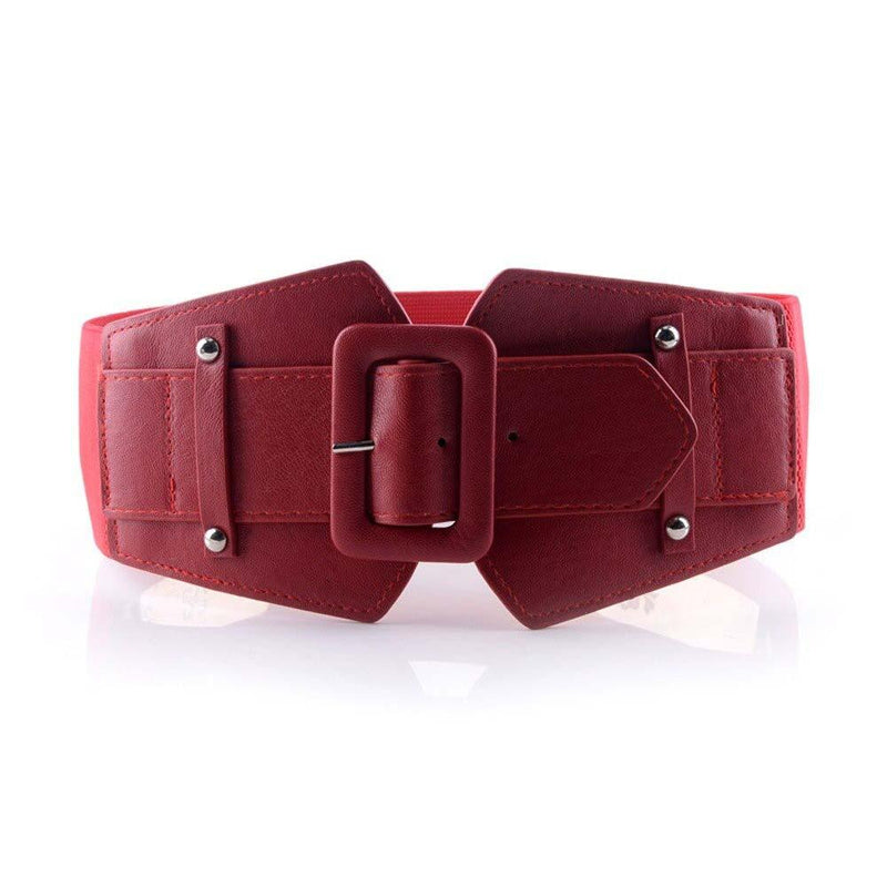 Vintage Wide Belt-Belts-Arimonz-Red-Arimonz