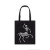 Vintage Women Shoulder Bag Canvas Casual Large Capacity Shopper Bags-Handbags-Arimonz-Black Skull Horse-Arimonz