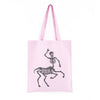 Vintage Women Shoulder Bag Canvas Casual Large Capacity Shopper Bags-Handbags-Arimonz-Pink Skull Horse-Arimonz