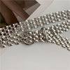 Waist Chain Elegant Silver Metal Chain Strap Pin Buckle Waist Chain-Belts-Arimonz-Arimonz