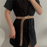 Waist Chain Elegant Silver Metal Chain Strap Pin Buckle Waist Chain-Belts-Arimonz-Arimonz
