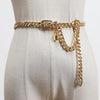 Waist Chain Jewelry Split Joint Belt, Belly Chain Waist Jewelry-Belts-Arimonz-gold lock-Arimonz