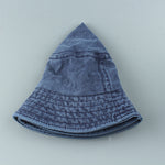 Washed Denim Bucket Hats Fashion Bob Caps Women Panama Bucket Cap-Bucket Hats-Arimonz-Arimonz
