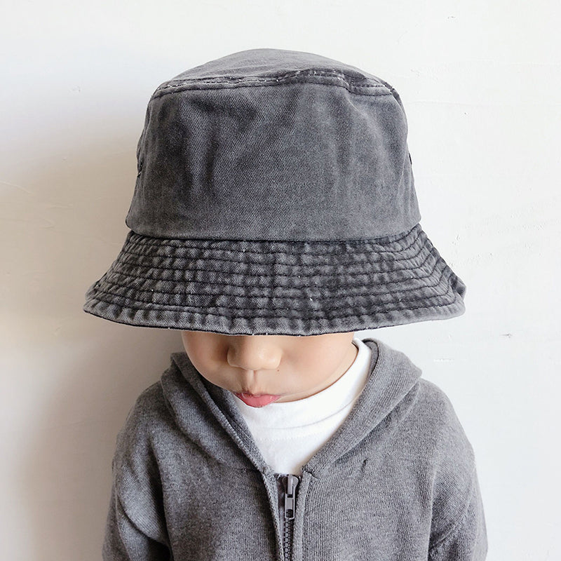 Washed Denim Bucket Hats Fashion Bob Caps Women Panama Bucket Cap-Bucket Hats-Arimonz-Arimonz