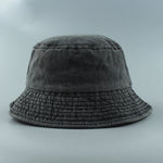 Washed Denim Bucket Hats Fashion Bob Caps Women Panama Bucket Cap-Bucket Hats-Arimonz-black-Kid head 50-53cm/20-21inches-Arimonz