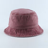 Washed Denim Bucket Hats Fashion Bob Caps Women Panama Bucket Cap-Bucket Hats-Arimonz-Red-Kid head 50-53cm/20-21inches-Arimonz