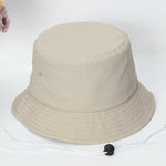 Waterproof Oversize Panama Hat Cap Big Head Outdoor Fishing Sun Hat-Bucket Hats-Arimonz-waterproof beige-56cm/22inches-Arimonz