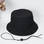 Waterproof Oversize Panama Hat Cap Big Head Outdoor Fishing Sun Hat-Bucket Hats-Arimonz-waterproof black-56cm/22inches-Arimonz