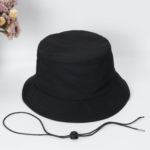 Waterproof Oversize Panama Hat Cap Big Head Outdoor Fishing Sun Hat-Bucket Hats-Arimonz-waterproof black-56cm/22inches-Arimonz
