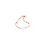 Wave Ring For Women Resizable Jewelry Ring For Women-Rings-Arimonz-rose gold-Arimonz