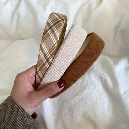 Wide-brimmed Fabric Hairband Sweet Headband Press Hair Hairband-Hair Accessories-Arimonz-Arimonz