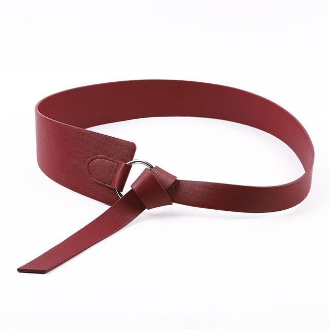 Wide Corset Belt-Belts-Arimonz-Red-Arimonz