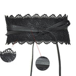 Wide Corset Lace Belt-Belts-Arimonz-Arimonz