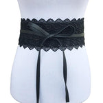 Wide Corset Lace Belt-Belts-Arimonz-Black-Arimonz