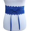 Wide Corset Lace Belt-Belts-Arimonz-Blue-Arimonz