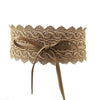 Wide Corset Lace Belt-Belts-Arimonz-Golden-Arimonz