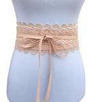 Wide Corset Lace Belt-Belts-Arimonz-Pink-Arimonz