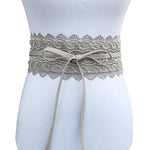 Wide Corset Lace Belt-Belts-Arimonz-Silver-Arimonz