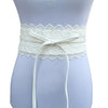 Wide Corset Lace Belt-Belts-Arimonz-White-Arimonz