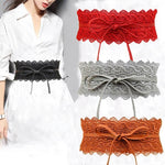 Wide Corset Lace Belt-Belts-Arimonz-Arimonz