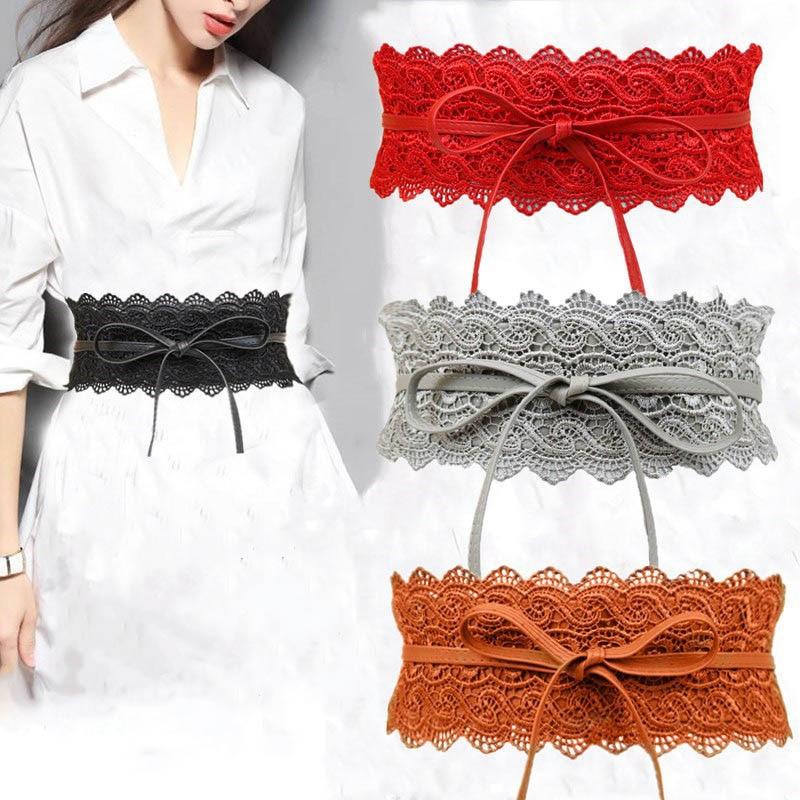 Wide Corset Lace Belt-Belts-Arimonz-Arimonz