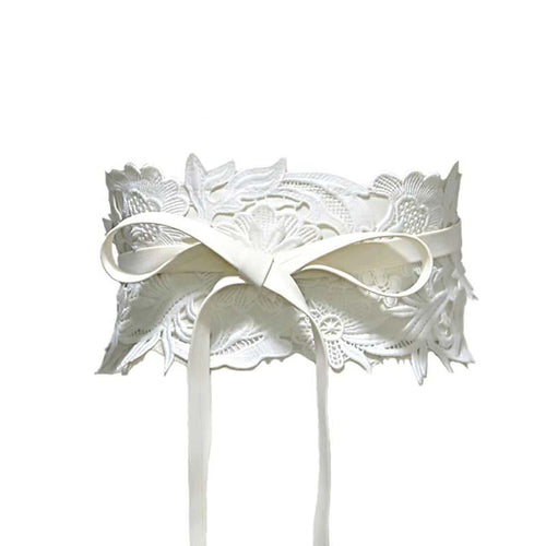Wide Ladies Lace Waistband Belt-Belts-Arimonz-Arimonz