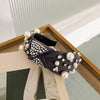 Wide Side Headband Mix Pearls Baroque Hairband Knot Headwear-Hair Accessories-Arimonz-gray hairband-Arimonz