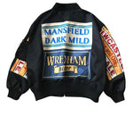 Windbreaker Coat Patch Loose Bomber Jacket Casual Oversize Jacket-Bomber Coats-Arimonz-Black-S-Arimonz