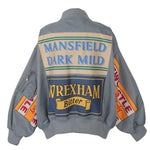 Windbreaker Coat Patch Loose Bomber Jacket Casual Oversize Jacket-Bomber Coats-Arimonz-Gray-S-Arimonz