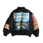 Windbreaker Coat Patch Loose Bomber Jacket Casual Oversize Jacket-Bomber Coats-Arimonz-Arimonz