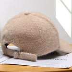 Windproof Cashmere Baseball Caps Trendy Velvet Winter Hats For Women-Women's Caps-Arimonz-Arimonz