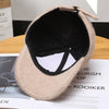 Windproof Cashmere Baseball Caps Trendy Velvet Winter Hats For Women-Women's Caps-Arimonz-Arimonz