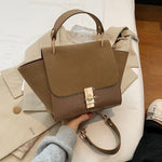 Wing Bag Woman Casual Crossbody Handbag Soft Surface Shoulder Bag-Handbags-Arimonz-khaki Crocodile-Arimonz