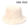 Winter Cow Leopard Faux Fur Fluffy Bucket Hats Women Outdoor Warm Hat-Bucket Hats-Arimonz-Arimonz