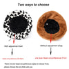 Winter Cow Leopard Faux Fur Fluffy Bucket Hats Women Outdoor Warm Hat-Bucket Hats-Arimonz-Arimonz