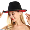 Winter Fedora Hats For Women Fashion Flat Wide Brim Wool Felt Hats-Winter Hats-Arimonz-Arimonz