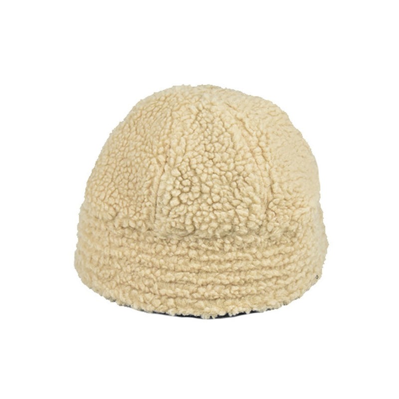 Winter Hats For Women Black PU Bucket Hat Streetwear Plus Velvet Caps-Bucket Hats-Arimonz-Arimonz