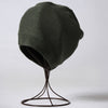 Winter Solid Color Real Cashmere Beanies Best Matched Beanies-Winter Hats-Arimonz-army green-without pompom-Arimonz