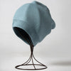 Winter Solid Color Real Cashmere Beanies Best Matched Beanies-Winter Hats-Arimonz-grey blue-without pompom-Arimonz