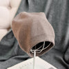 Winter Solid Color Real Cashmere Beanies Best Matched Beanies-Winter Hats-Arimonz-taupe-without pompom-Arimonz