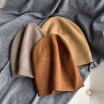 Winter Solid Color Real Cashmere Beanies Best Matched Beanies-Winter Hats-Arimonz-Arimonz