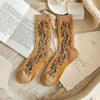 Winter Thick Keep Warm Woman Socks Cashmere Wool Thermal Cute Socks-Socks & Tights-Arimonz-Ginger Yellow-Arimonz