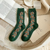 Winter Thick Keep Warm Woman Socks Cashmere Wool Thermal Cute Socks-Socks & Tights-Arimonz-Green-Arimonz