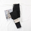 Winter Thick Velvet Women High Waist Skinny Jeans Warm Slim Fit Pants-Skinny Jeans-Arimonz-Black Three Buttons-25-Arimonz