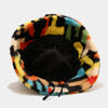 Winter Warm Hip Hop Bucket Hat Women Colorful Printing Streetwear Top-Bucket Hats-Arimonz-Arimonz