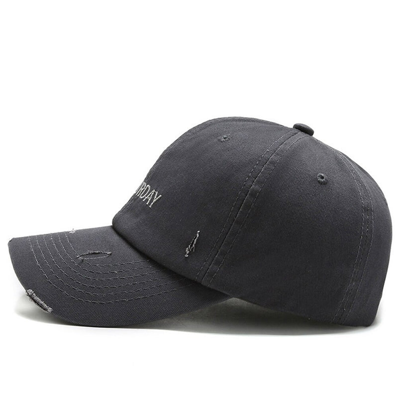 Winter Women Men Caps Yellow Purple Worn Hole Hip Hop Baseball Cap-Women's Caps-Arimonz-Arimonz