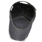 Winter Women Men Caps Yellow Purple Worn Hole Hip Hop Baseball Cap-Women's Caps-Arimonz-Arimonz