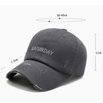 Winter Women Men Caps Yellow Purple Worn Hole Hip Hop Baseball Cap-Women's Caps-Arimonz-Arimonz